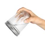 10oz Leak Proof Glass Storage Bottles Yogurt 4 Oz Quilted Mason Jars Bulk for sale