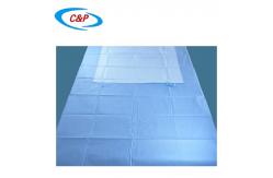 China Customized Blue Surgery Drape Pack Nonwoven Custom Procedure Drapes supplier