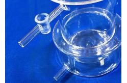 China Customized Large Size Quartz Glass Reactor Science Lab Glassware supplier