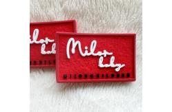 China Screen Printing Silk Labels Paypal Accepted Customized Size Durable supplier