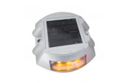 China High Visibility G105 Solar LED Aluminium Round Road Stud for Pedestrian Crossing supplier