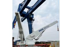 China Telescoping Boom Crane Yacht Pedestal Jib Stretch Out And Draw Back 2T 5M supplier