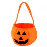 NonWoven Halloween Christmas Ornaments Pumpkin Candy Bucket Trick Or Treat for sale