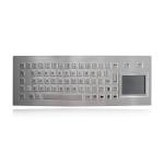 Explosion Proof 68 Keys Stainless Steel Keyboard With Ruggedized Touchpad for sale