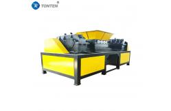 China Stable Performance Double Shaft Shredder Easy Maintenance Forrubber Industry supplier