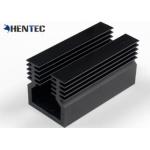 Auto Parts LED Aluminum Heatsink Extrusion Profiles In Black Color 6005 Alloy for sale