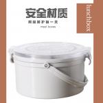 Childrens Recycled Plastic Lunch Boxes With Handle Spoon Fork for sale