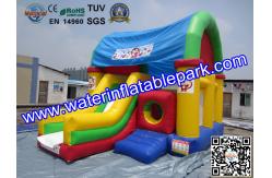 China CE Certificated Inflatable Bouncy Castle , Kids Inflatable Bouncer With Slide supplier