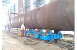 China Fit Up Hydraulic Adjustable Welding Rollers Used In Pipe Growing Line supplier