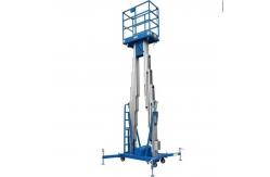 China Double Mast Aluminum Lifts 14m Hydraulic Aluminum Alloy Lift Platform supplier