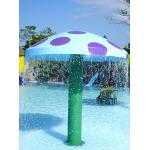 Small Mushroom Fountains Fiberglass For Kids Amusement Machine
