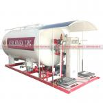 China 5cbm, 10cbm, 12cbm, 15cbm, 20cbm LPG Gas Station With Mobile Filling Dispensers for Cooking Gas Taxi LPG Cylinder manufacturer