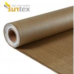 Silicone Coated Glass Fibre Fabric For Fireproof Removable Insulation Cover Blanket for sale