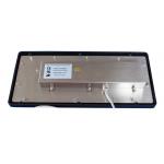 82 Keys IP65 Brushed Stainless Backlit Rugged Keyboard With Function Keys