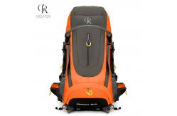 China Waterproof Top Side Lightweight Hiking Backpack With Back Hiding Zipper supplier