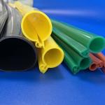 Clasp Sheath silicone foam pipe insulation For Electrical Cable