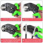 Anti Abrasion PV Solar Crimping Tool Kit Portable Alloy Material