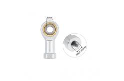 China Rod End Bearing M8x1.25 Rod Ends Ball Joint Female Right Hand Thread supplier