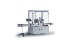 China 5-30ml Small Round Plastic Filling Plugging And Capping Machine supplier