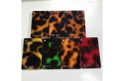 China 3mm Thickness Tortoise Shell Plate Color Acrylic Sheet For Storage Decorative Box supplier