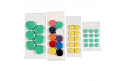 China Number Round Whiteboard Magnetic Button Custom Dia10mm 15mm 20mm 25mm supplier