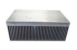 China Natural Anodized Radiator Aluminum Heatsink Extrusion Profiles supplier