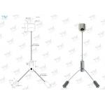 Nickel Plated Hanging Light Kit / Light Suspension Kit Practical Compact Design for sale