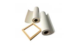 China Matte Pure Cotton Blank Inkjet Canvas Roll Waterproof Wide Format Printing supplier