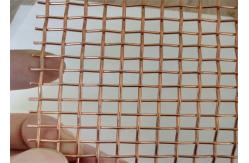 China 20 Mesh Aperture Grid Wire Mesh Tight Plain Weave Copper supplier
