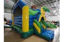 China Commercial Jungle Monkey Inflatable Bounce House Combo Jumping Castle supplier
