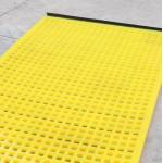 Square Polyurethane Rubber Tension Screen With Hooks For Mine And Quarry for sale