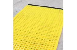 China Square Polyurethane Rubber Tension Screen With Hooks For Mine And Quarry supplier