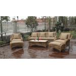 6pcs half round rattan sofa set for sale