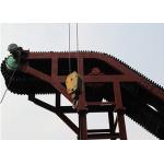 Heat Resistant Cement Side Wall Conveyor 90 Degree Slant Angle for sale