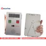 White Iron Portable Body Temperature Screening Box With LED Light / Sounds Alarm for sale