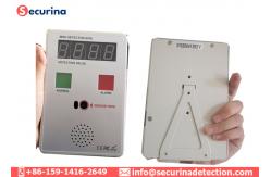 China White Iron Portable Body Temperature Screening Box With LED Light / Sounds Alarm supplier