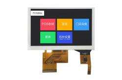 China 5 Inch LCD TFT Touch Display , Industrial Capacitive Touch Screen 800×480 supplier