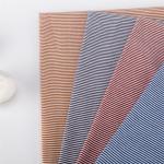 Environmentally Friendly And Breathable Smooth Striped Knit Fabric For T-Shirt