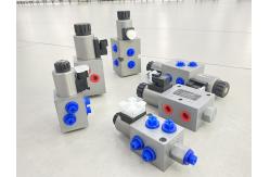 China Hydraulic Electric 6 Way 2 Position Solenoid Valve With ER / DG Connector supplier