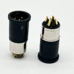 M12 5 Pin Female And Male Panel Mount Multi Pin Circular Cable Connectors Waterproof for sale