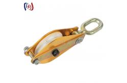 China Aluminum Sheave Hositing Tackle Transmission Line Stringing Aluminum Pulley Block supplier