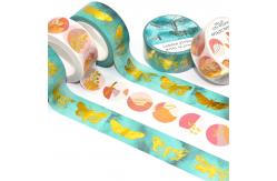 China Custom Printed Clear Foil Washi Tape Waterproof Washi Paper Tape supplier