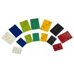 Colorful Super Mini Solderable Breadboard ABS Plastic Material 25 / 35 / 45 Tie - Points for sale