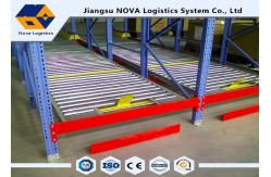 China Heavy Duty Rolling Gravity Pallet Racking 1000 Kgs Max Loading Capacity supplier