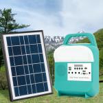 Mini Power Solar Home Lighting System 6000mah For Indoor Kit Inverter Off Grid for sale