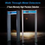 Adjustable Full Body Metal Detectors Walk Through Door Frame 6 Zones AC110V~240V for sale