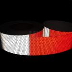 Red Silver DOT C2 Certificate Glass Beads Reflective Tape For Truck Semi Trailer for sale