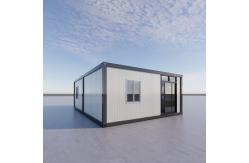 China Soundproof Prefabricated Container Homes With Rock Wool Sandwich Panel supplier