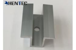 China PV MID Clamp Solar Panel Roof Mounting Systems Anodized Surface Treatment supplier