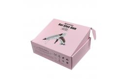 China Pink Recyclable Flat Pack Packaging Boxes For Electric Cleansing Tool Kit supplier